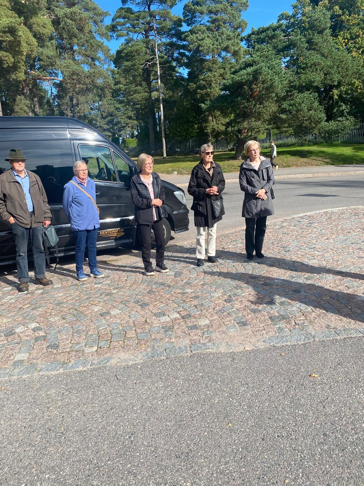 Members gathered before an outing
