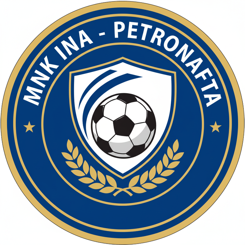 Official crest of Malonogometni Klub Ina - Petronafta
